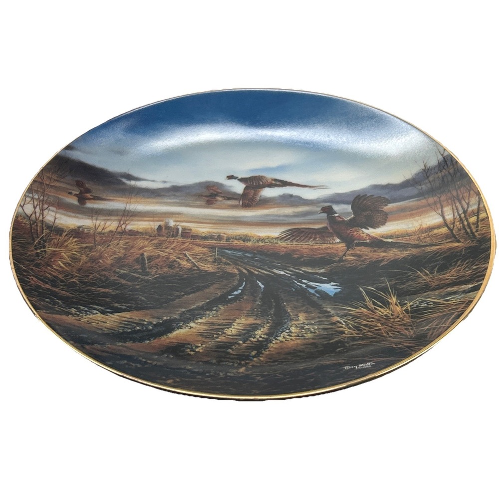 Vintage Terry Redlin‎ Country Road Collector Plate Upland Game Series